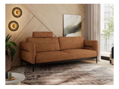 Sofa SALENTO - pomarańczowy, struktura