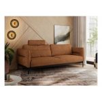 Sofa SALENTO - pomarańczowy, struktura