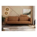 Sofa SALENTO - pomarańczowy, struktura