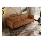 Sofa SALENTO - pomarańczowy, struktura