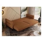 Sofa SALENTO - pomarańczowy, struktura