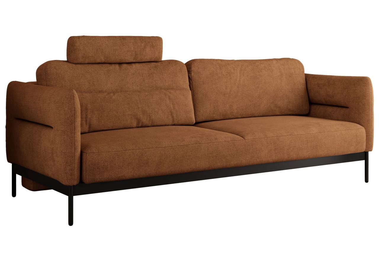 Sofa SALENTO - pomarańczowy, struktura