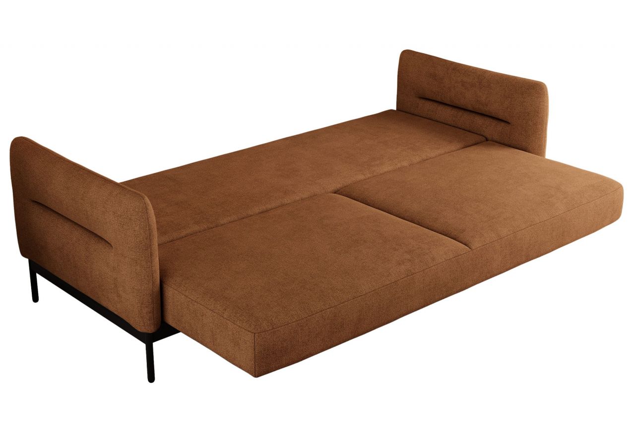 Sofa SALENTO - pomarańczowy, struktura