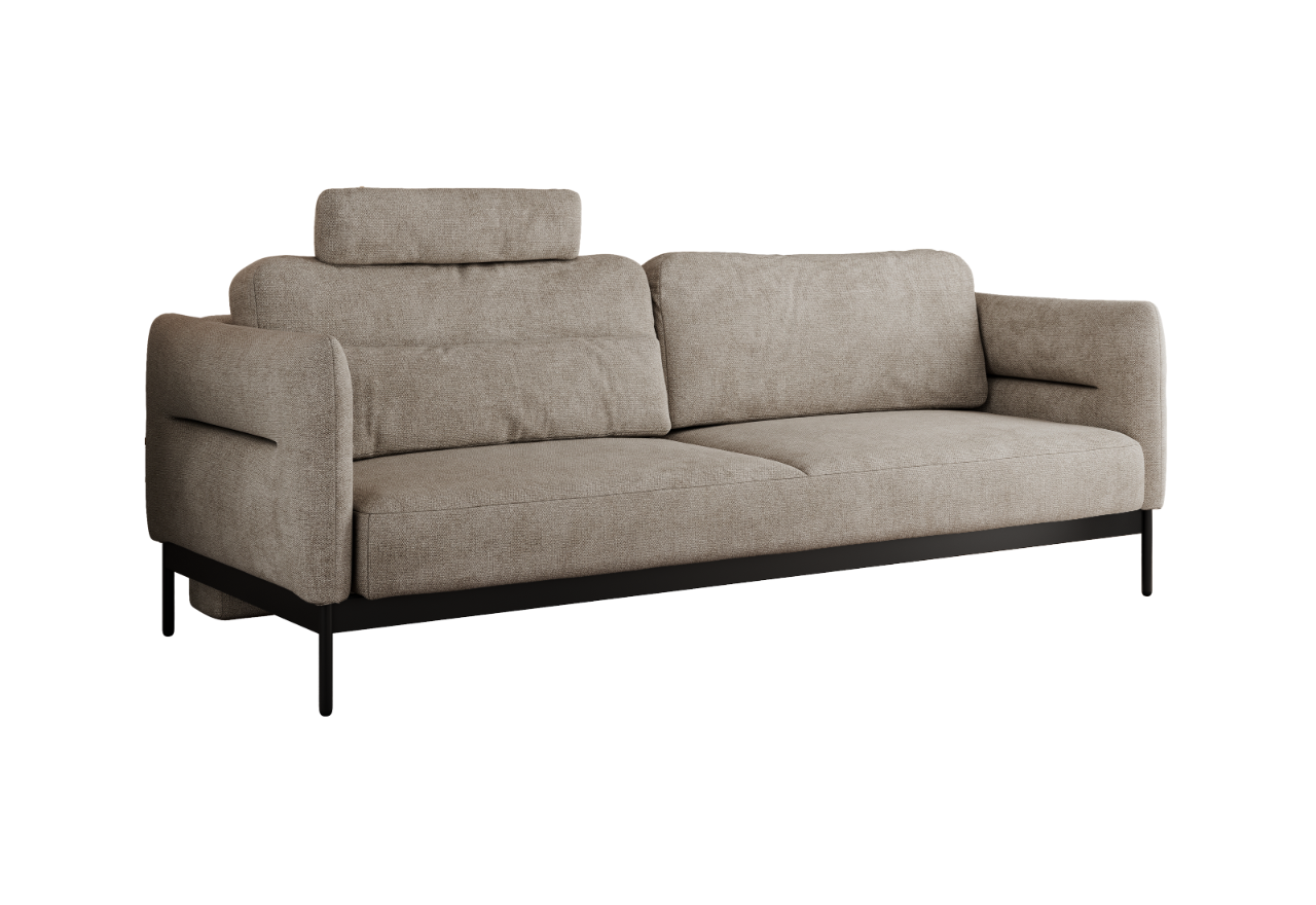 Sofa SALENTO - beżowy, struktura