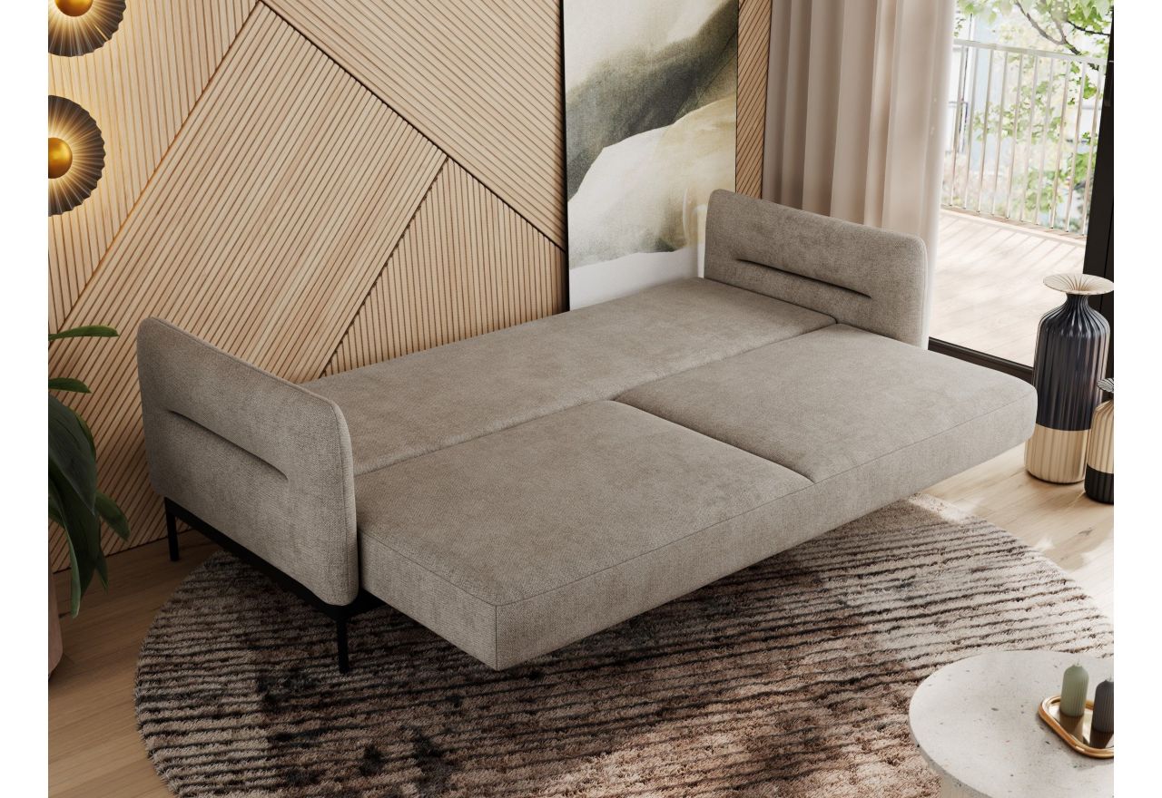 Sofa SALENTO - beżowy, struktura