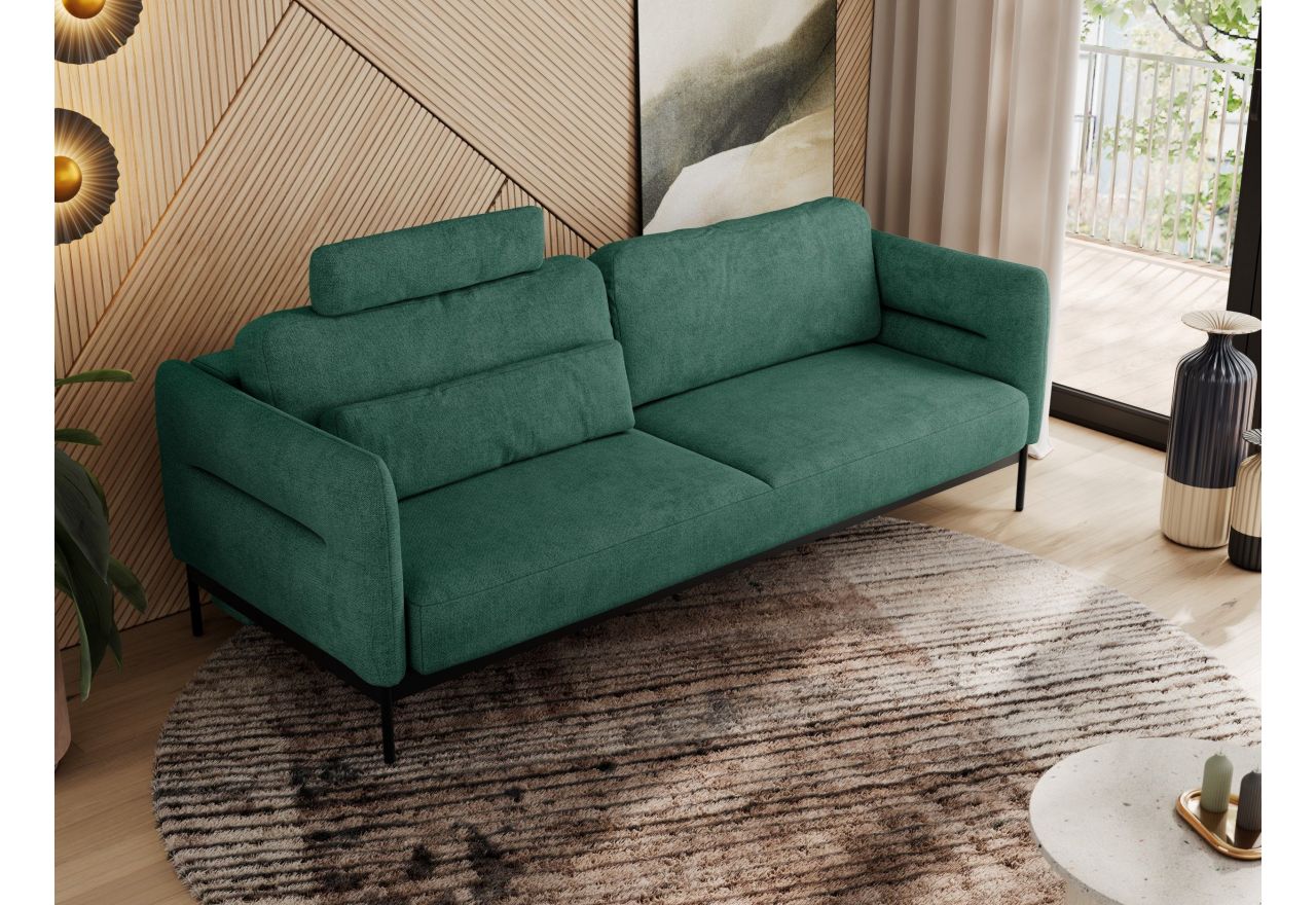 Sofa SALENTO - zielony, struktura