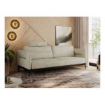 Sofa SALENTO - beżowy, welwet