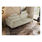 Sofa SALENTO - beżowy, welwet