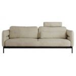 Sofa SALENTO - beżowy, welwet