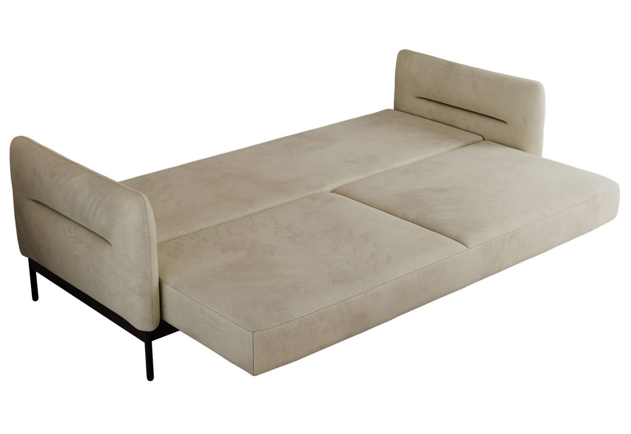 Sofa SALENTO - beżowy, welwet