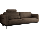 Sofa SALENTO - brązowy, welwet