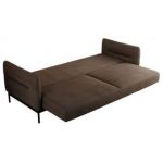 Sofa SALENTO - brązowy, welwet