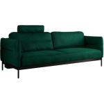 Sofa SALENTO - ciemnozielony, welwet