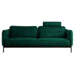 Sofa SALENTO - ciemnozielony, welwet