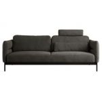 Sofa SALENTO - ciemnoszary, welwet