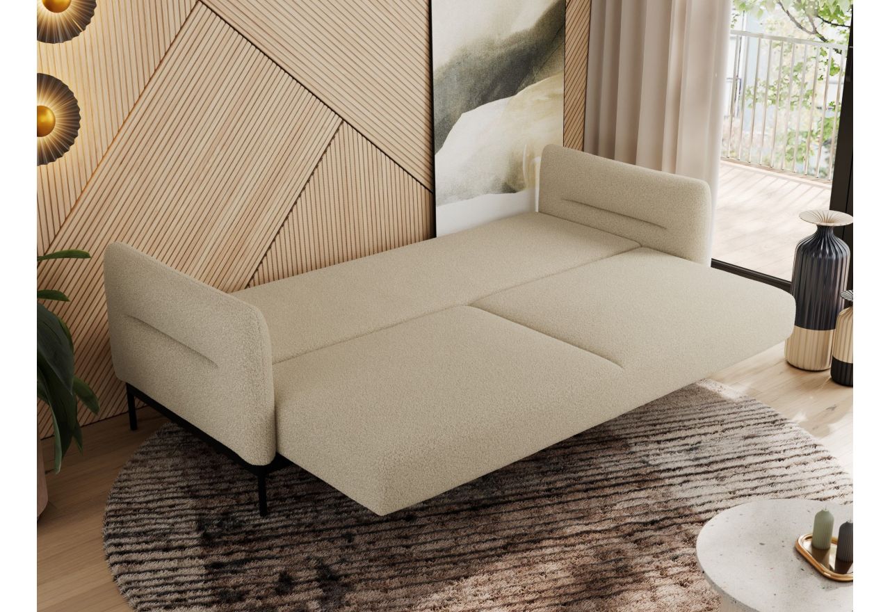 Sofa SALENTO - beżowy, boucle