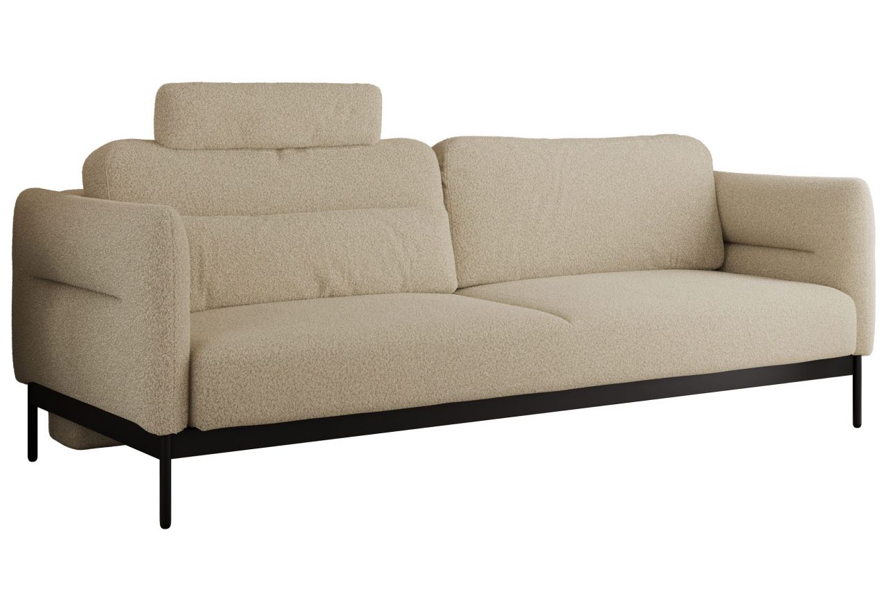 Sofa SALENTO - beżowy, boucle