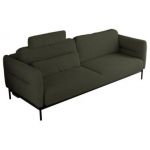 Sofa SALENTO - ciemnozielony, boucle