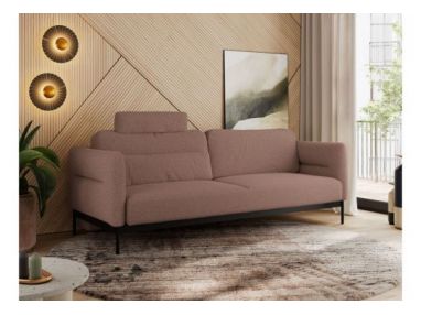 Sofa SALENTO - różowy, boucle