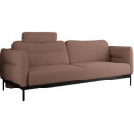 Sofa SALENTO - różowy, boucle