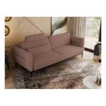 Sofa SALENTO - różowy, boucle