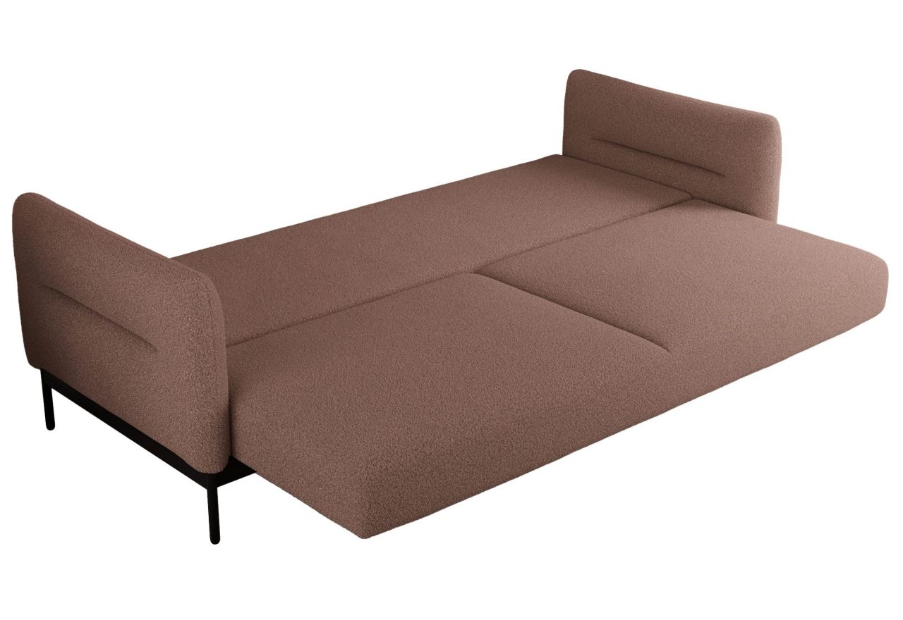 Sofa SALENTO - różowy, boucle