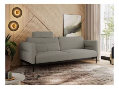 Sofa SALENTO - szary, boucle