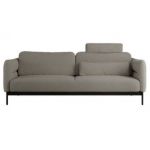 Sofa SALENTO - szary, boucle