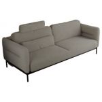Sofa SALENTO - szary, boucle