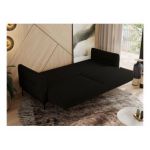Sofa SALENTO - czarny, boucle
