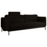 Sofa SALENTO - czarny, boucle