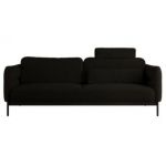 Sofa SALENTO - czarny, boucle