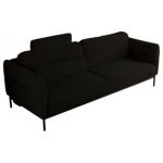 Sofa SALENTO - czarny, boucle