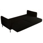 Sofa SALENTO - czarny, boucle
