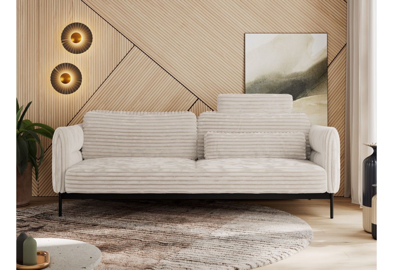 Sofa SALENTO - beżowy, sztruks