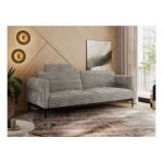 Sofa SALENTO - jasnobrązowy, sztruks