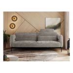 Sofa SALENTO - jasnobrązowy, sztruks