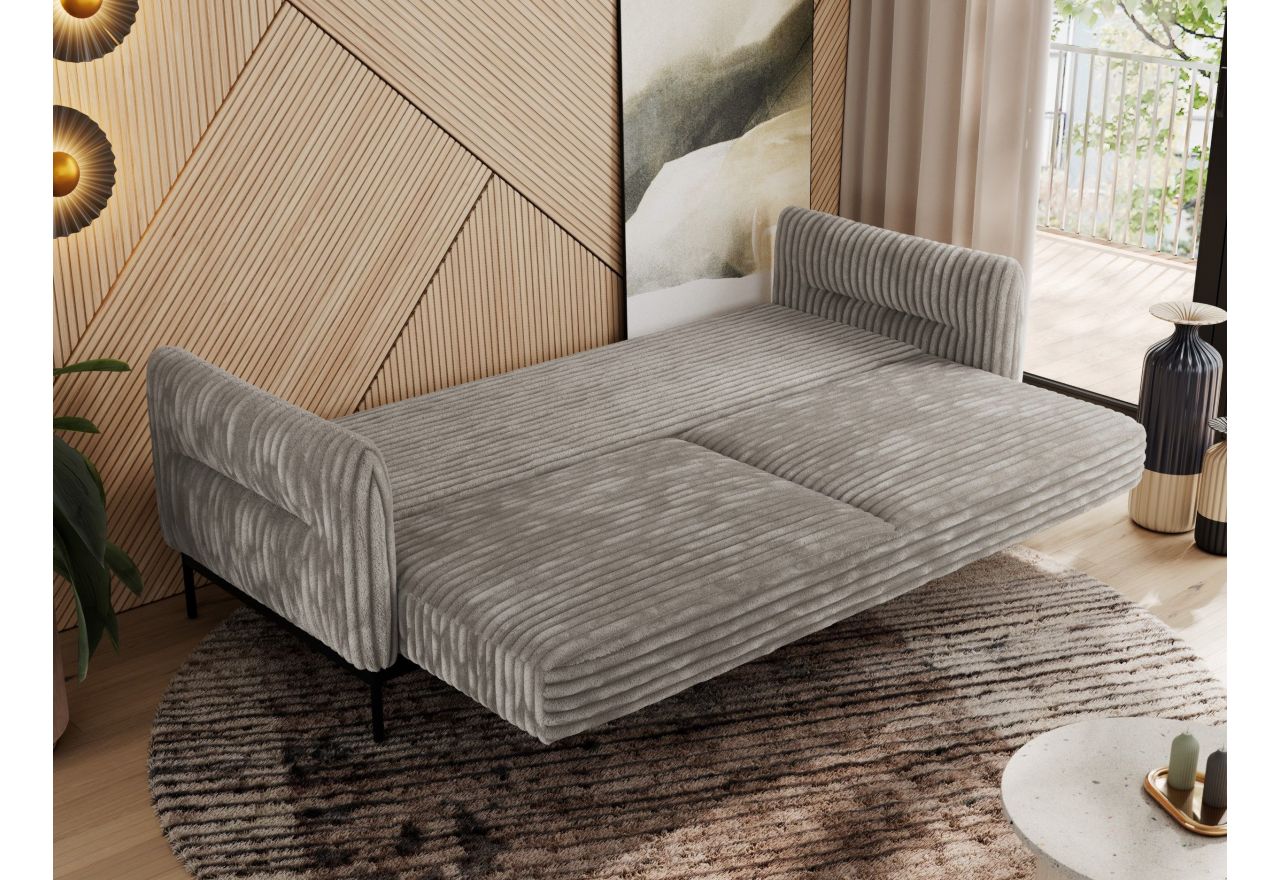 Sofa SALENTO - jasnobrązowy, sztruks