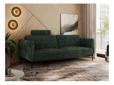 Sofa SALENTO - ciemnozielony, sztruks
