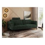 Sofa SALENTO - ciemnozielony, sztruks