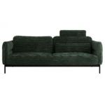 Sofa SALENTO - ciemnozielony, sztruks