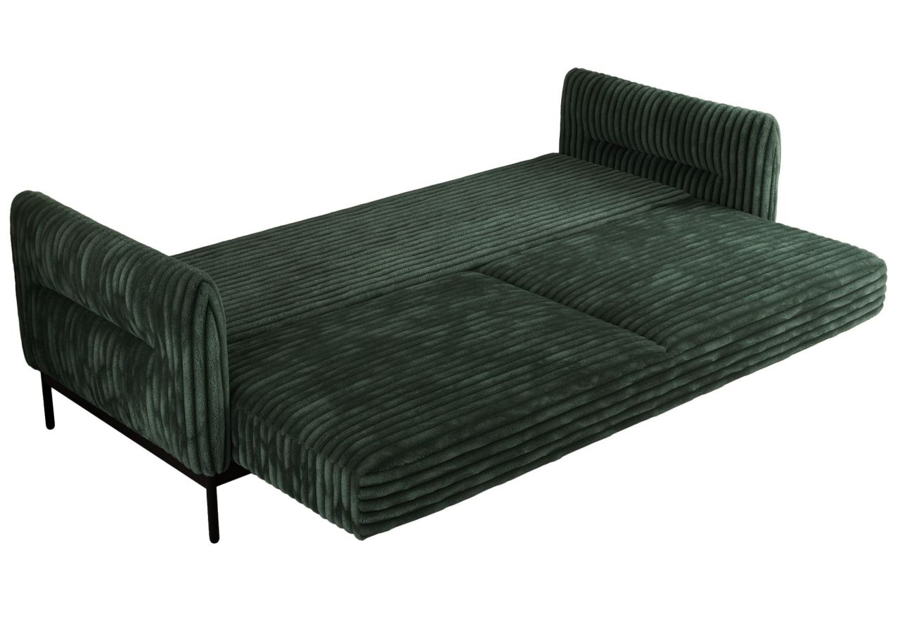 Sofa SALENTO - ciemnozielony, sztruks