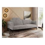 Sofa SALENTO - jasnoszary, sztruks