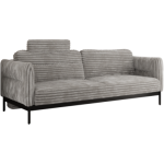 Sofa SALENTO - jasnoszary, sztruks