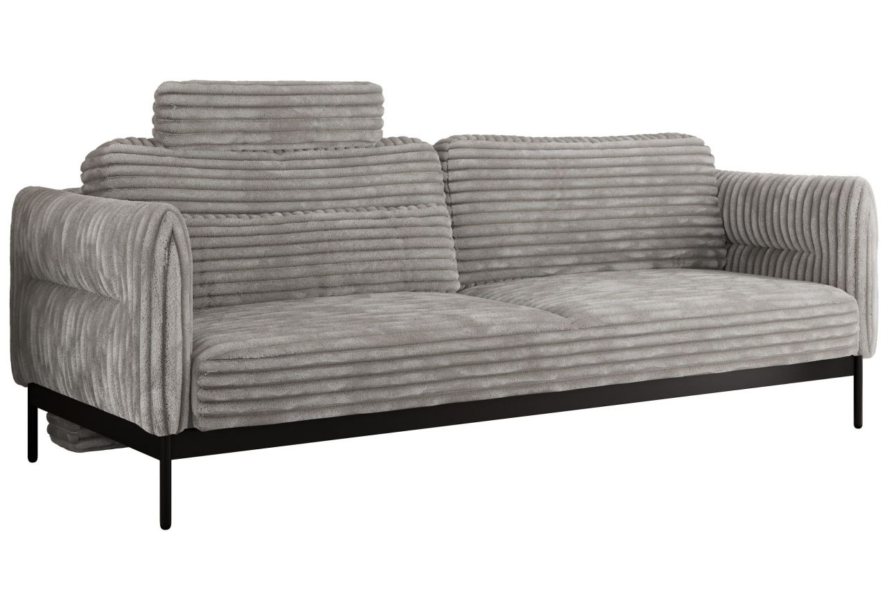 Sofa SALENTO - jasnoszary, sztruks