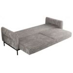 Sofa SALENTO - jasnoszary, sztruks