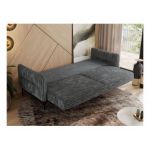 Sofa SALENTO - szary, sztruks