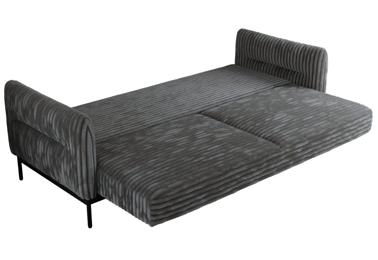 Sofa SALENTO - szary, sztruks