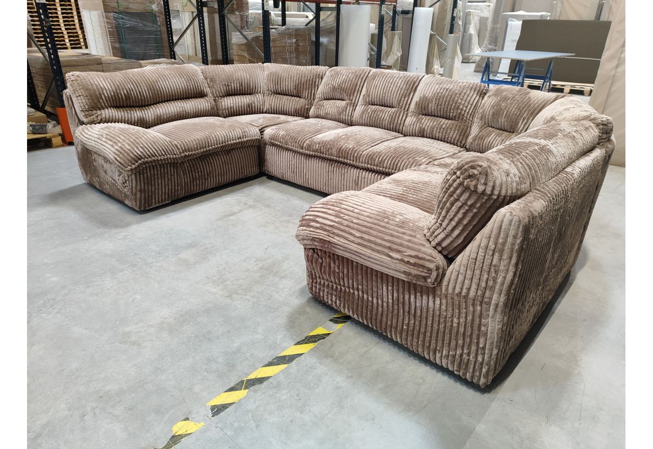 Narożnik COMODO U - Tilia 17 - brązowy - OUTLETU