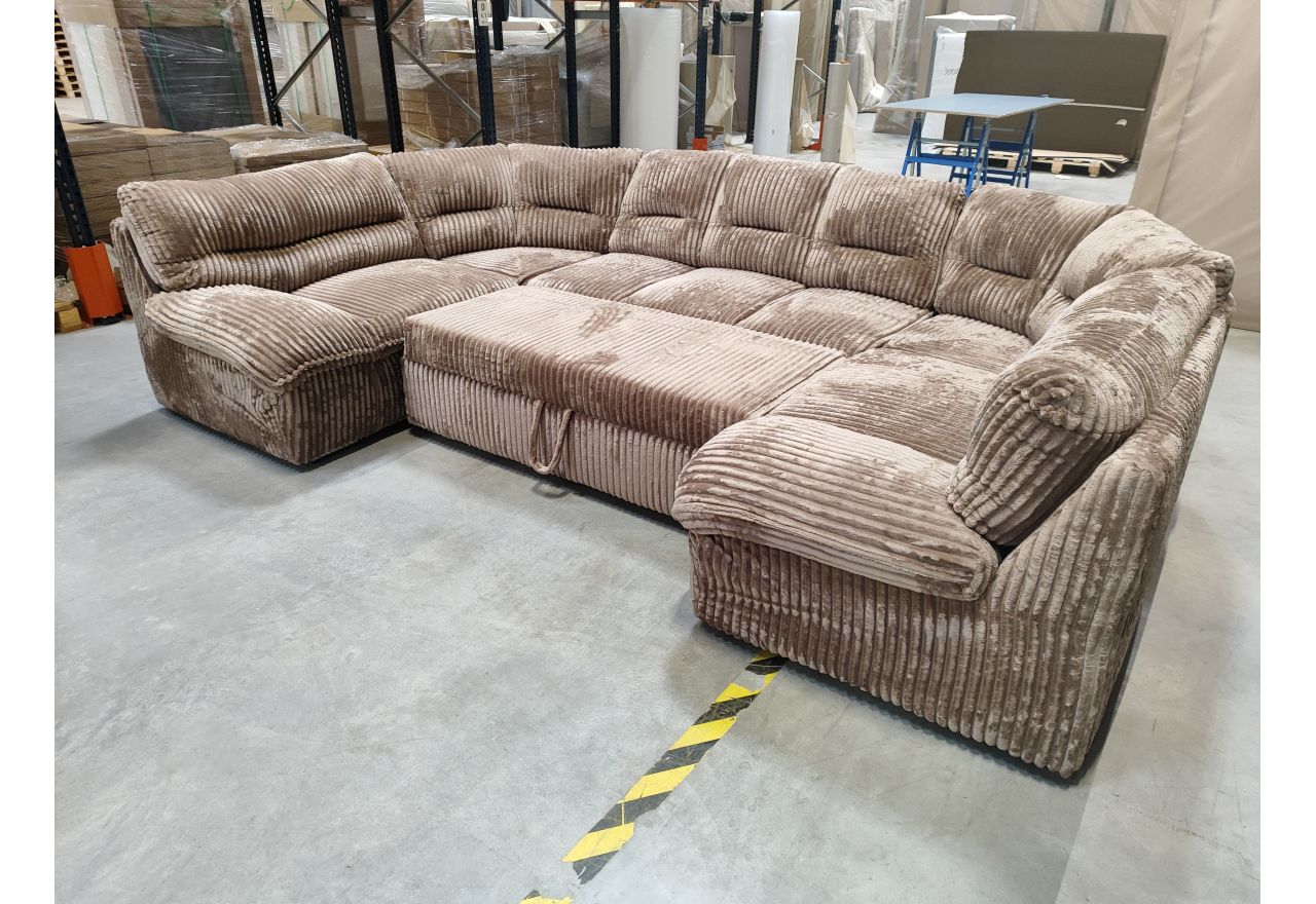 Narożnik COMODO U - Tilia 17 - brązowy - OUTLETU